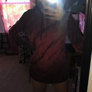 Long sleeve hoodie shirt